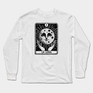 Tarot Card The Moon Long Sleeve T-Shirt